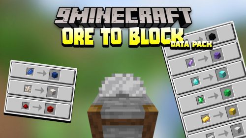 Minecraft But Cut Ores To Block Data Pack (1.19.3, 1.18.2) – Infinite Resources Thumbnail