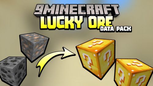 Minecraft But Ores Are Lucky Block Data Pack (1.19.3, 1.18.2) – Lucky Ore Thumbnail