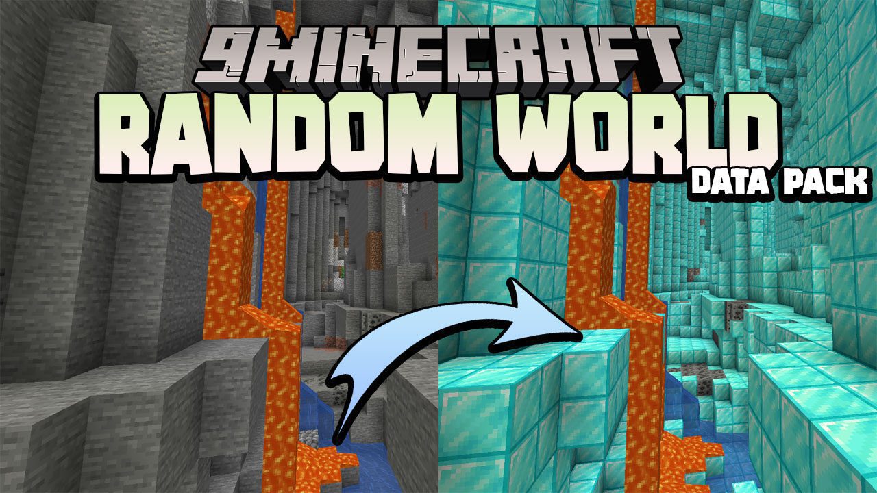 Minecraft But World Change With Random Block Every 60 Second Data Pack (1.19.4, 1.18.2) - Random World 1