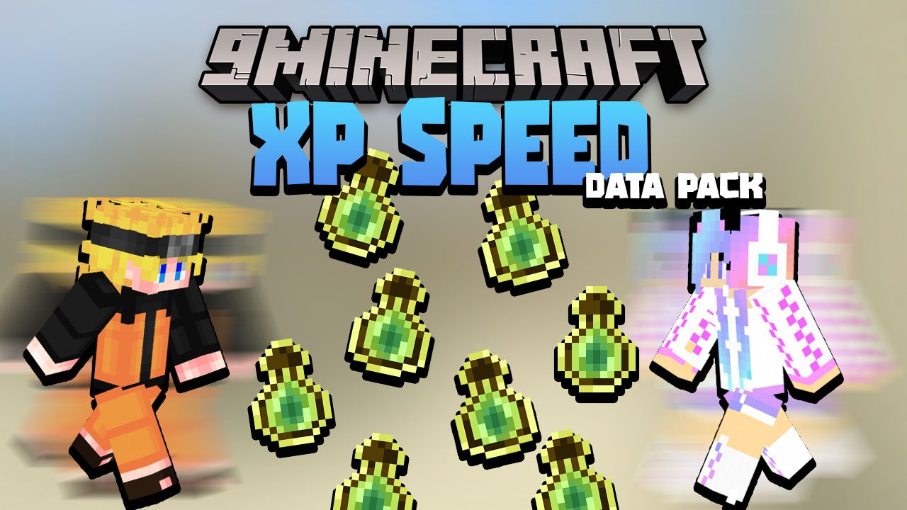 Minecraft But XP Equals Speed Data Pack 1.18.1, 1.17.1 (Lightning Fast) 1