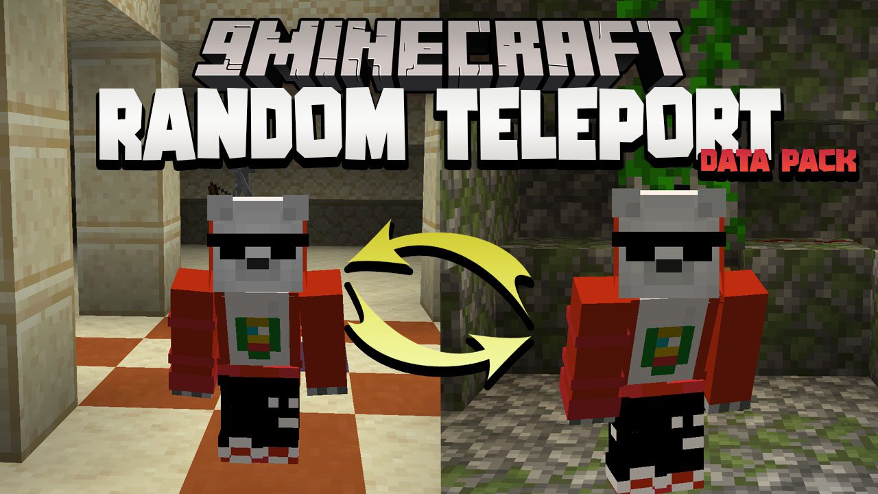 Minecraft But You Are Randomly Teleported Every 60 Seconds Data Pack (1.19.4, 1.18.2) 1