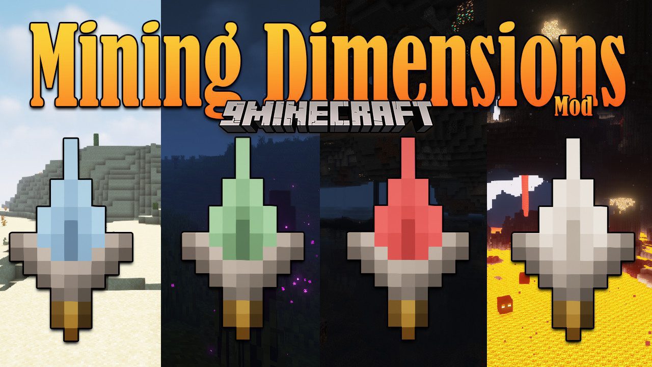 Mining Dimensions Mod (1.20.6, 1.20.1) - Dimension that Players can freely mine 1