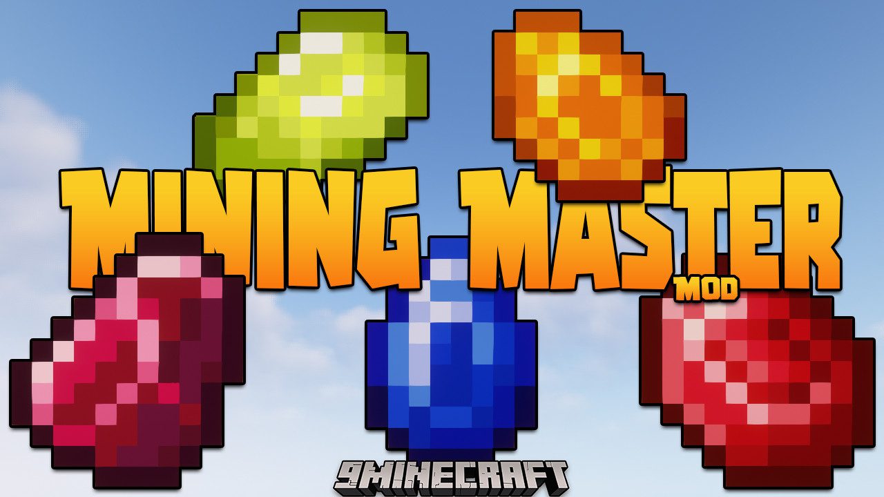 Mining Master Mod (1.19.2, 1.18.2) - Enchanting Ores Mining 1