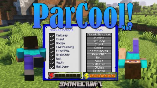 ParCool! Mod (1.19.4, 1.18.2) – New Movement and Action Thumbnail