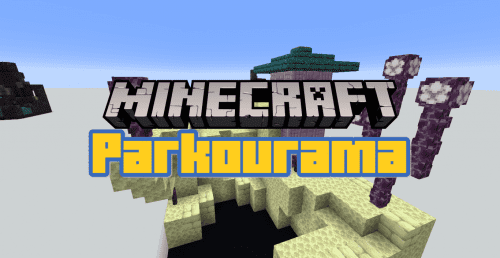 Parkourama Map (1.20.4, 1.19.4) – A Parkour Speedrun Challenge Thumbnail