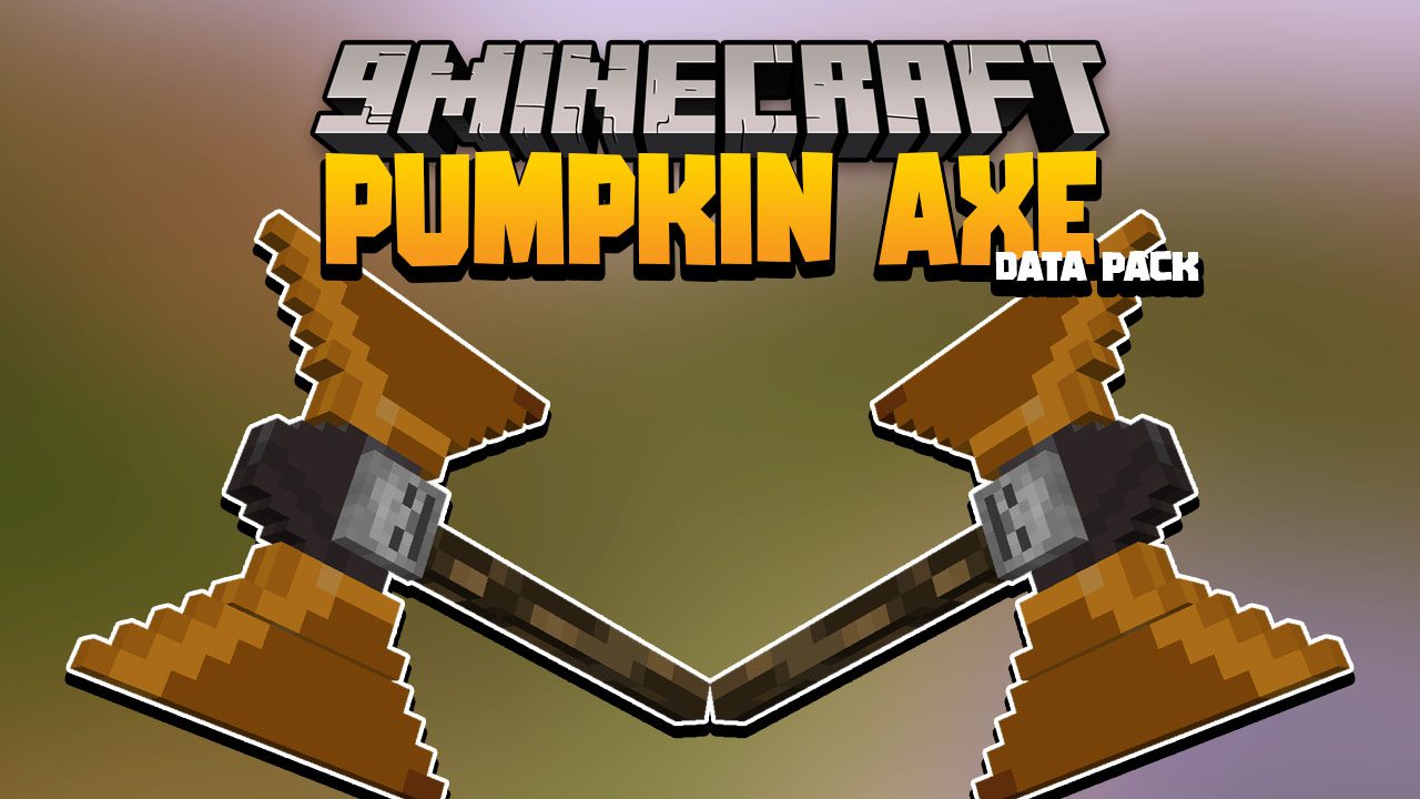 Pumpkin Axe Data Pack (1.19.3, 1.18.2) - Halloween Weapon 1