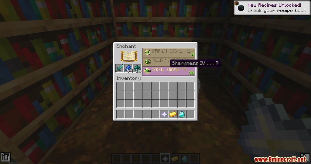 Raegenchant Mod 1.16.5, 1.12.2 (Making Enchanting More Precise) 5