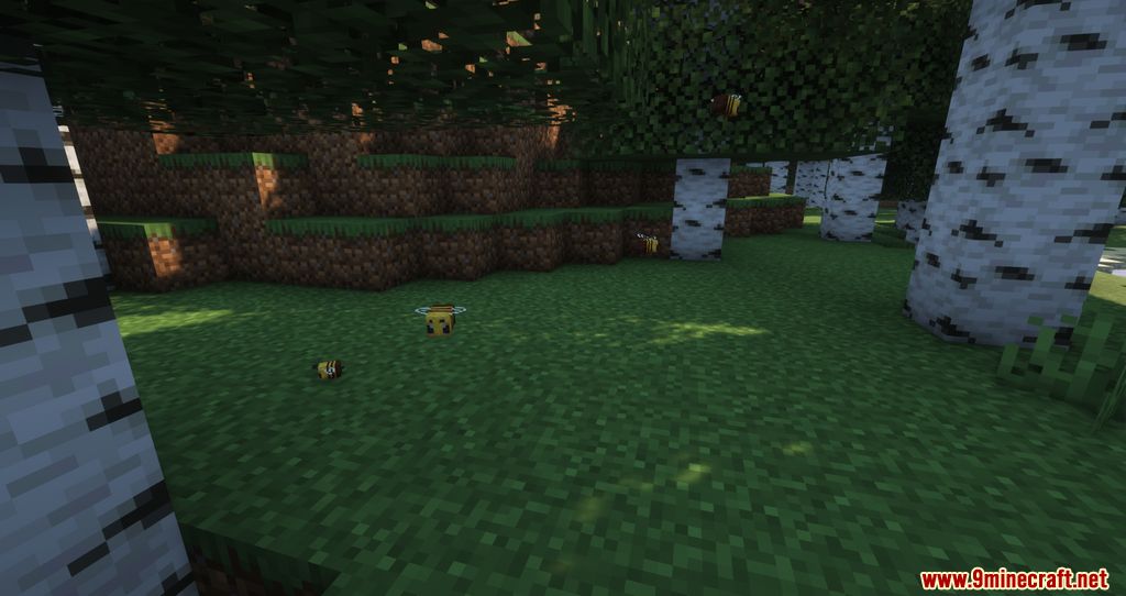 Realistic Bees Mod (1.21, 1.20.1) - Adding Realism to the Bees 2