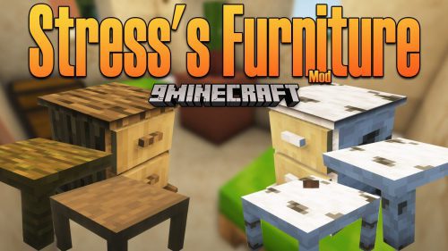 Stress’s Furniture Mod 1.17.1, 1.16.5 (House Decorations, Furniture) Thumbnail