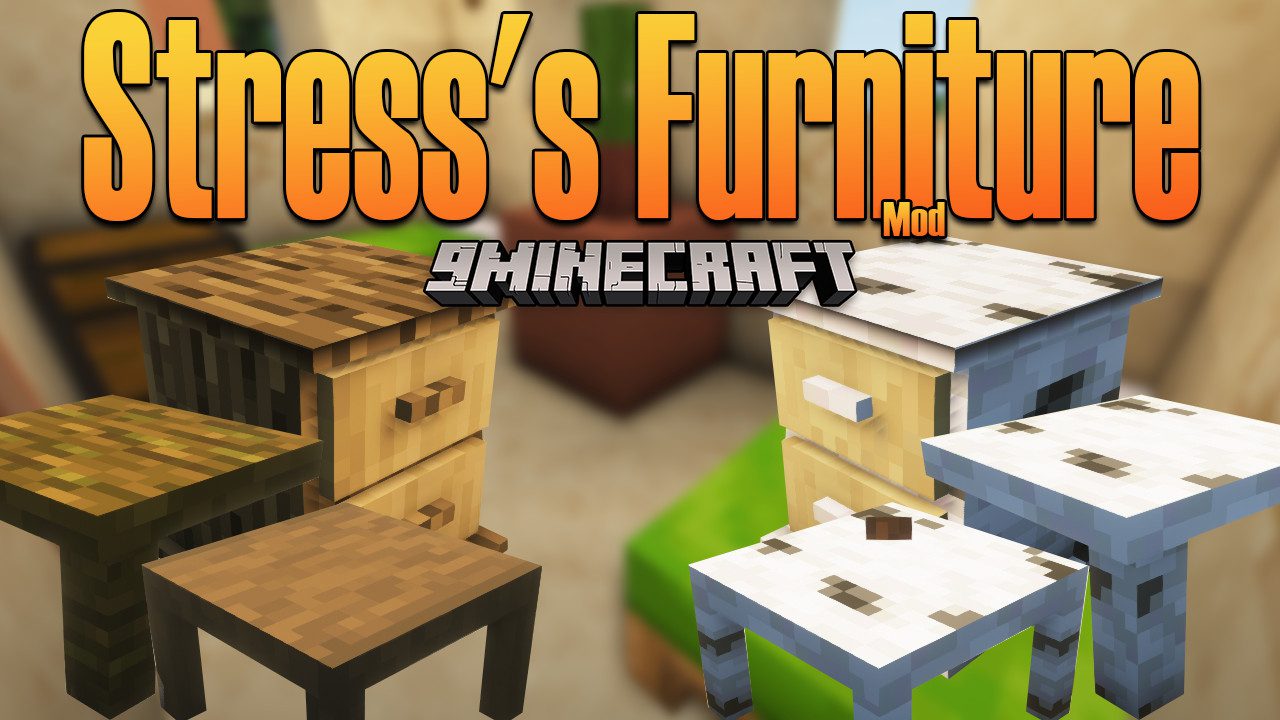 Stress's Furniture Mod 1.17.1, 1.16.5 (House Decorations, Furniture) 1