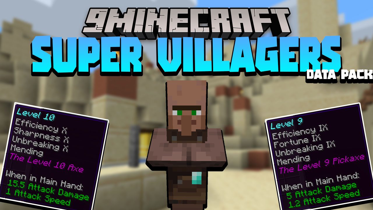 Super Villagers Data Pack (1.18.2, 1.17.1) - OP Trading, Market 1