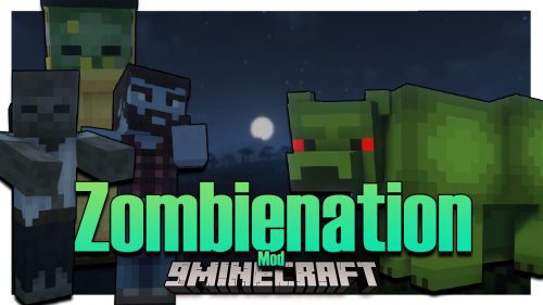 Zombienation Mod 1.18.2, 1.16.5 (Zombie, Hunger) Thumbnail
