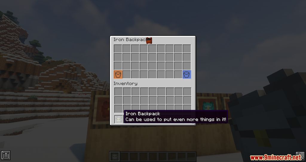 Project: Backpacks Mod (1.17.1, 1.16.5) - More Inventory Space 4