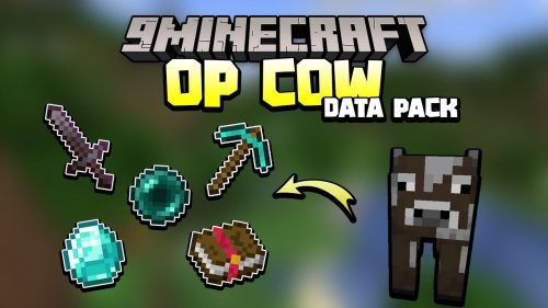 Cow Drop OP Loot Data Pack (1.19.3, 1.18.2) – OP Cow Thumbnail