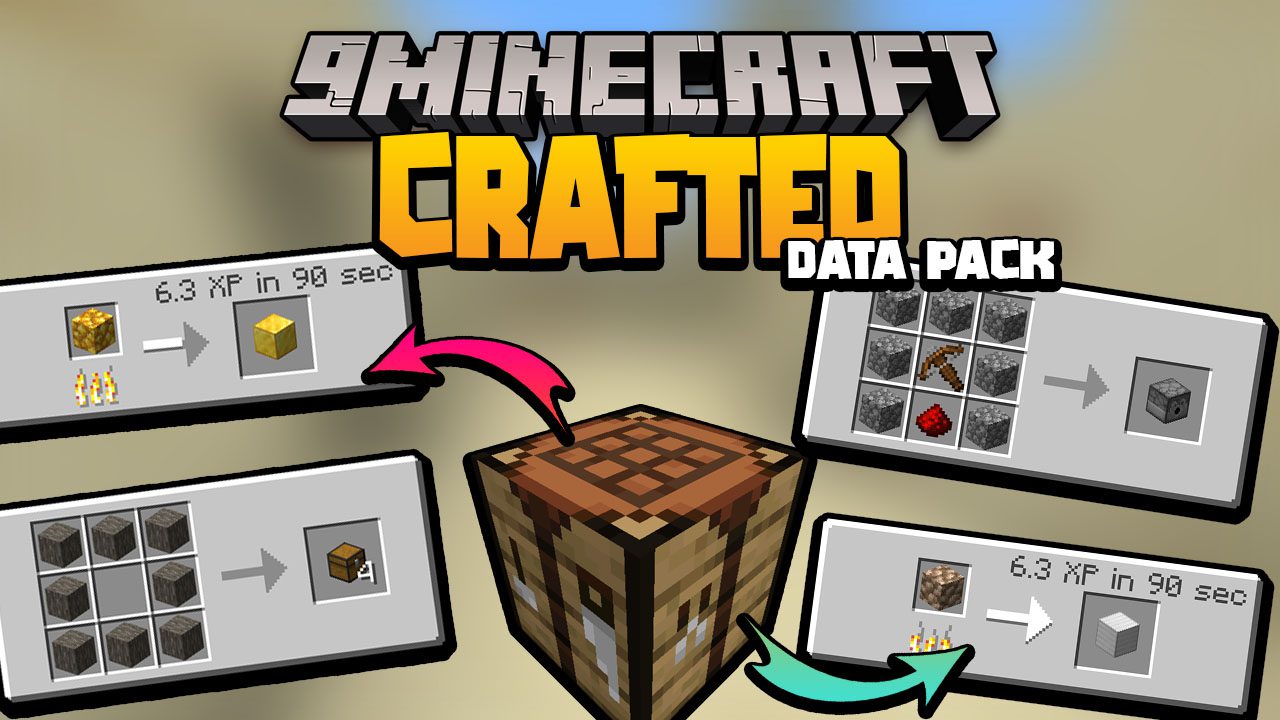 Crafted! Data Pack (1.19.3, 1.18.2) - Better Recipes 1
