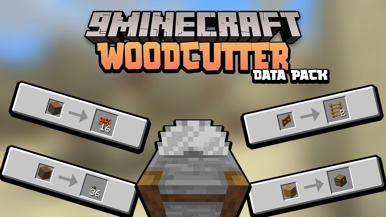 Cuttable Wood Data Pack (1.20.6, 1.20.1) - Sawmill, Woodcutter 1