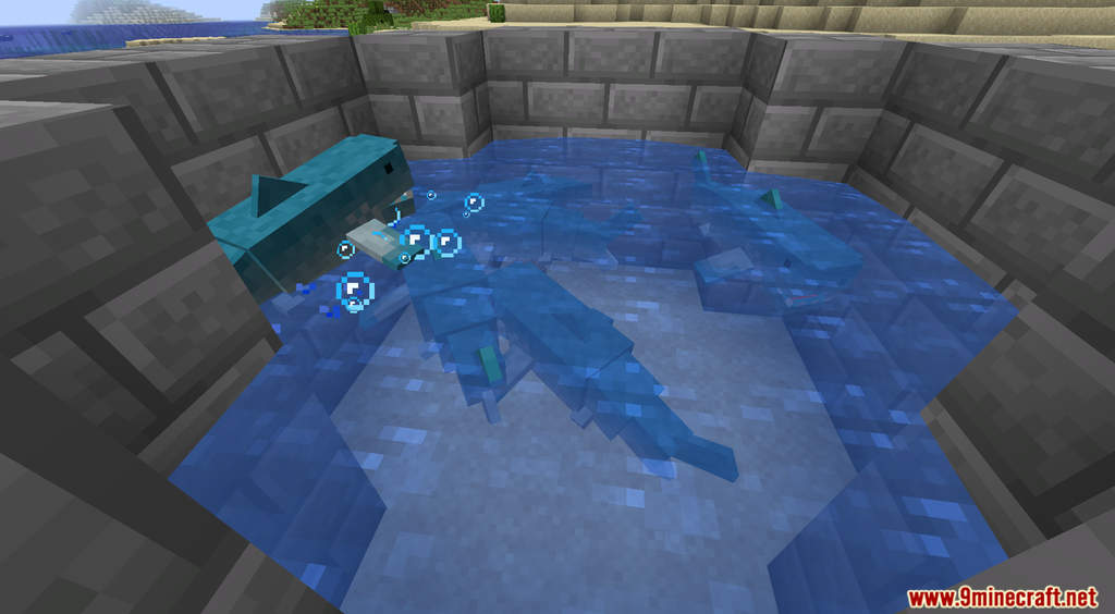 Hostile Sharks Data Pack 1.18.1, 1.17.1 (Sea Creature) 6