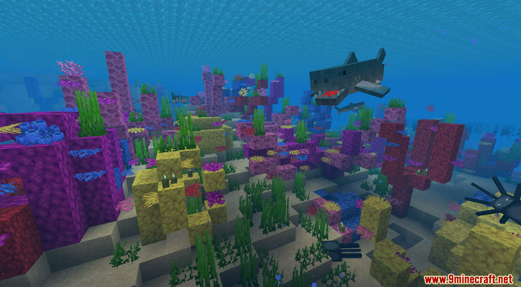 Hostile Sharks Data Pack 1.18.1, 1.17.1 (Sea Creature) 10