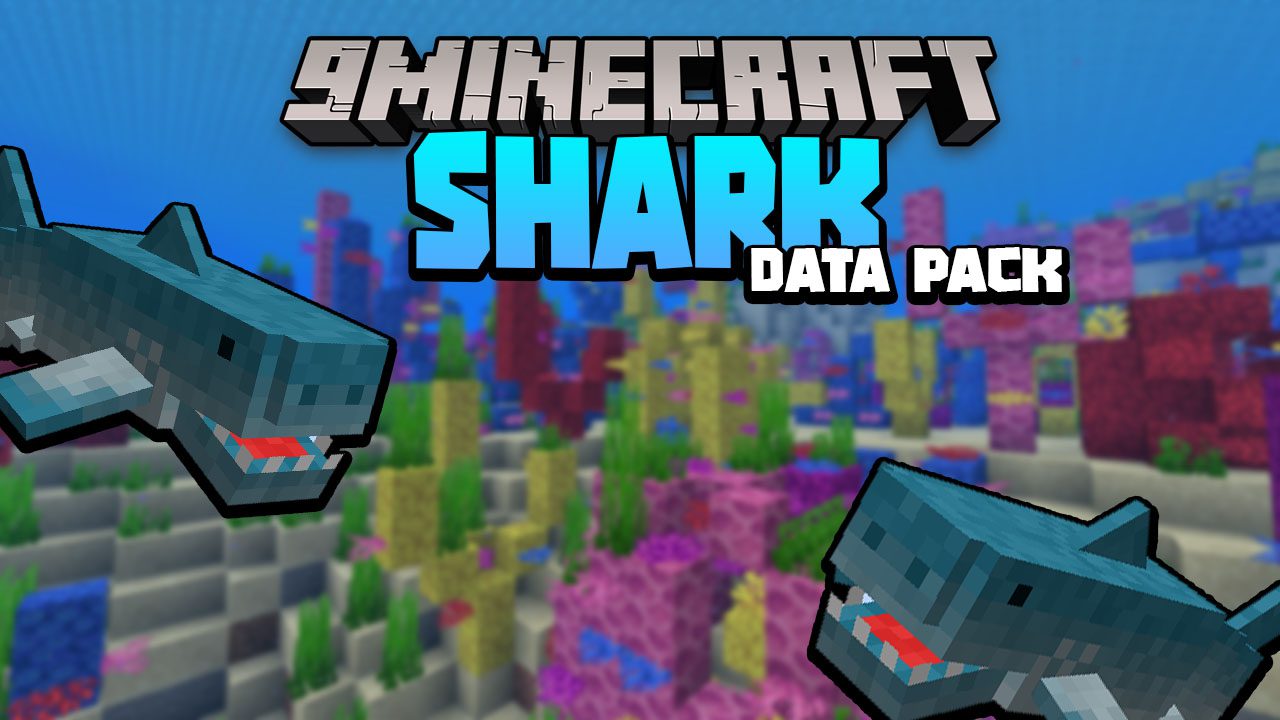 Hostile Sharks Data Pack 1.18.1, 1.17.1 (Sea Creature) 1