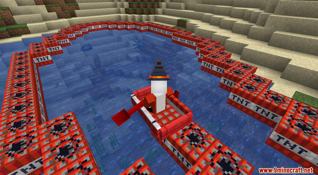 Minecraft But There Is TNT Boat Data Pack 1.17.1 (Boat, Unique) 4