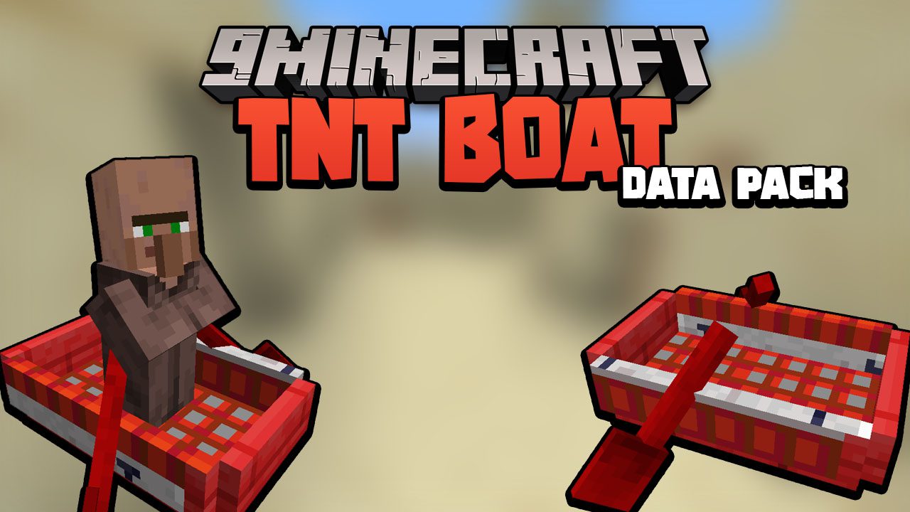 Minecraft But There Is TNT Boat Data Pack 1.17.1 (Boat, Unique) 1