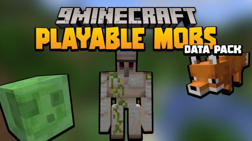 Minecraft But We Play As Mobs Data Pack (1.18.2, 1.17.1) – Playable Mobs Thumbnail
