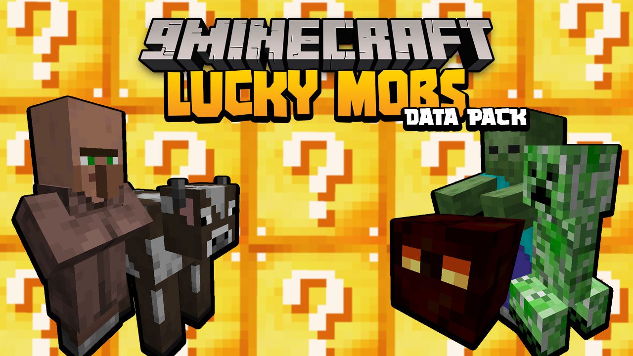 Mobs Drop Lucky Blocks Data Pack 1.18.1, 1.17.1 (Lucky Mobs) 1