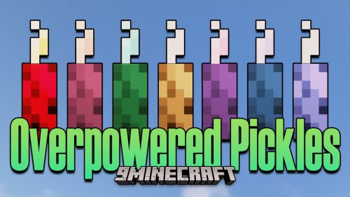 Overpowered Pickles Mod (1.19.2, 1.18.2) – Buffing, Enchanting, Augmented Power Thumbnail