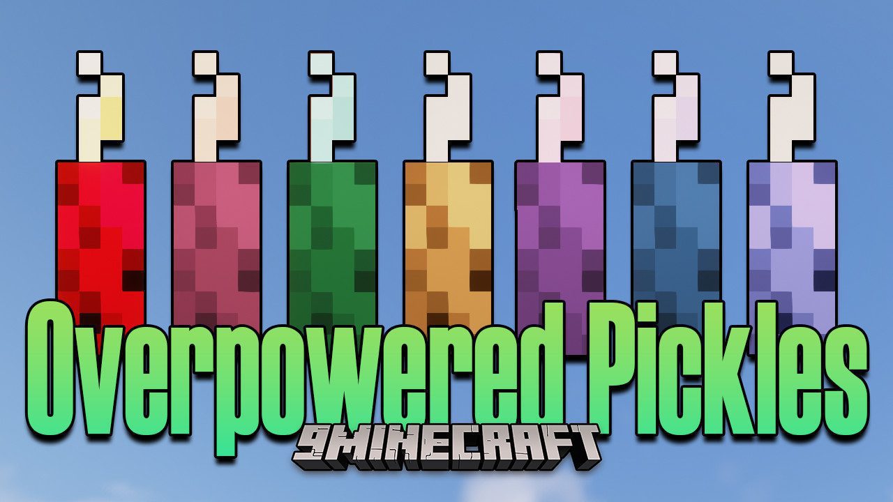 Overpowered Pickles Mod (1.19.2, 1.18.2) - Buffing, Enchanting, Augmented Power 1