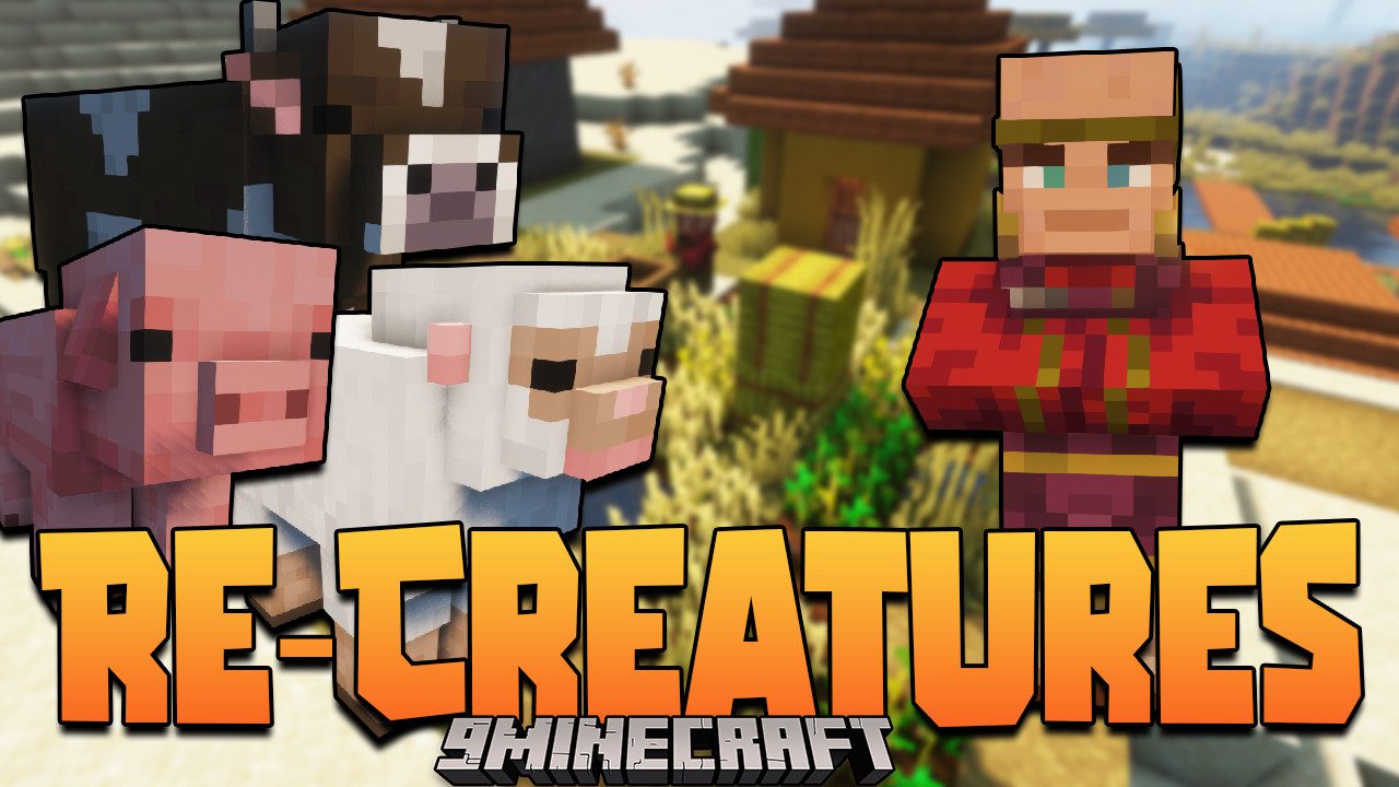 Re-Creature Resource Pack 1.16.5, 1.15.2 - Texture Pack 1