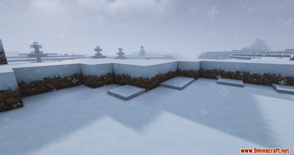 Stitched Snow Mod (1.20.4, 1.19.2) - Realistic Snow 2