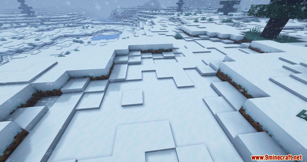 Stitched Snow Mod (1.20.4, 1.19.2) - Realistic Snow 4