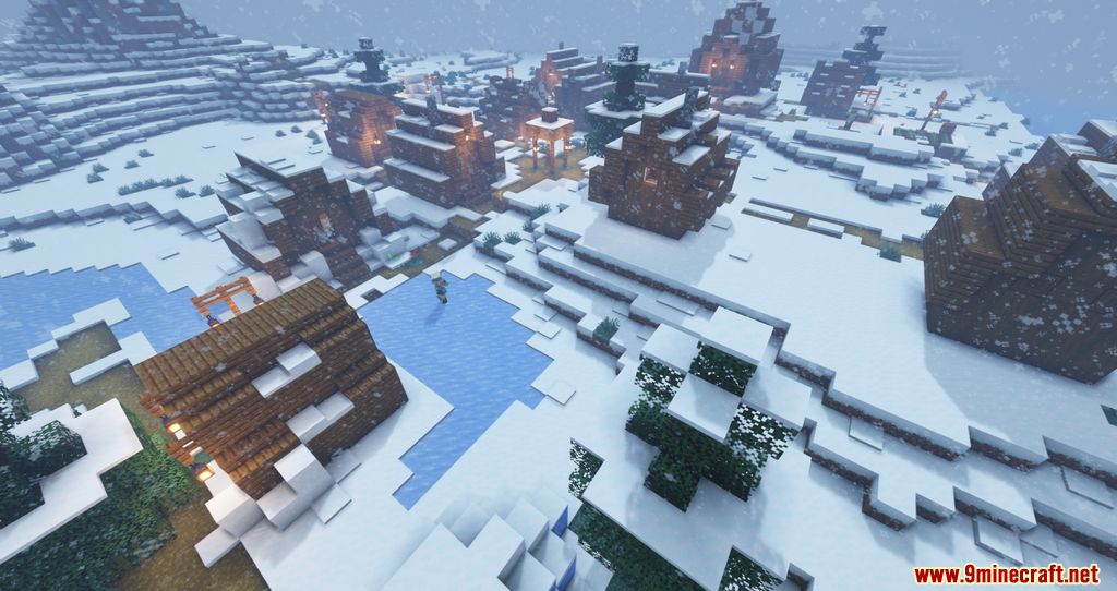 Stitched Snow Mod (1.20.4, 1.19.2) - Realistic Snow 7