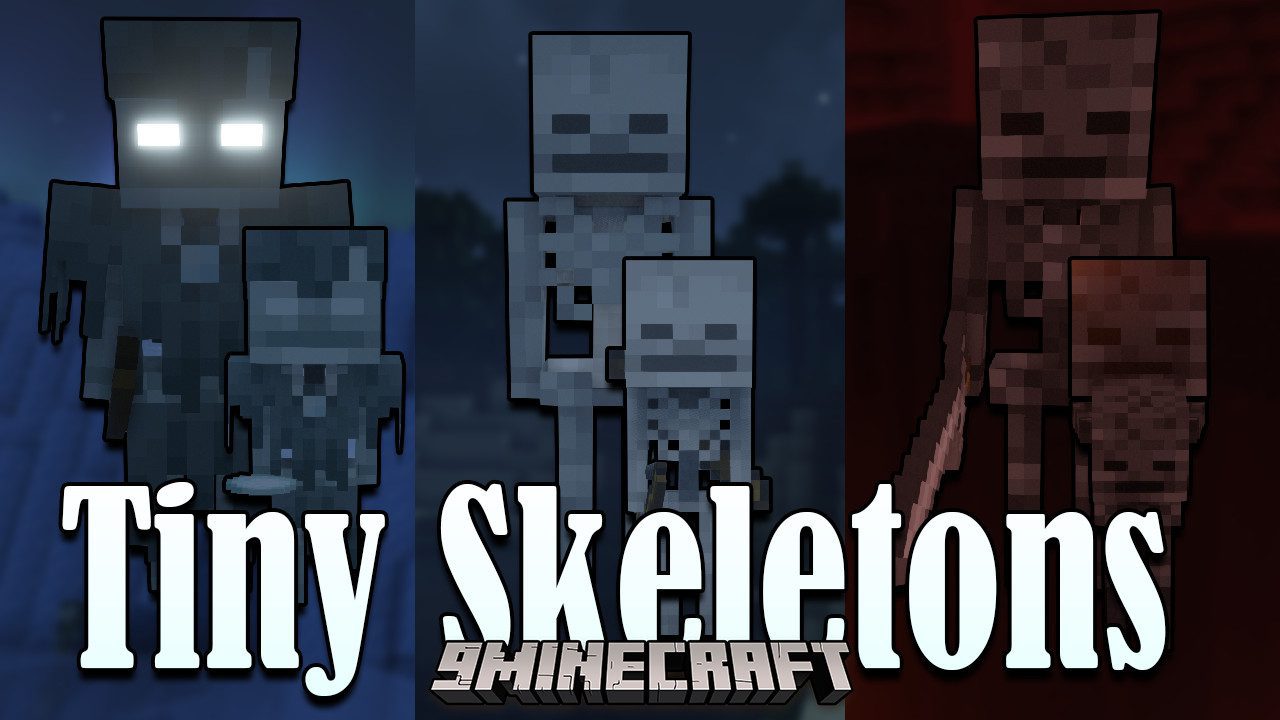 Tiny Skeletons Mod (1.20.4, 1.19.4) - New Baby Entity 1