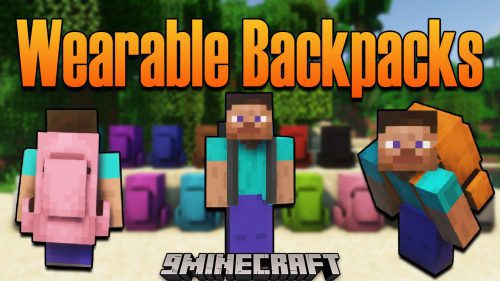 Cammie’s Wearable Backpacks Mod (1.20.4, 1.19.3) – Wearing a small Inventory Thumbnail