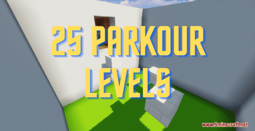 25 Parkour Levels Map 1.18 for Minecraft Thumbnail