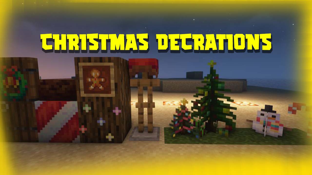 Christmas Decorations Resource Pack (1.18.2, 1.17.1) - Texture Pack 1