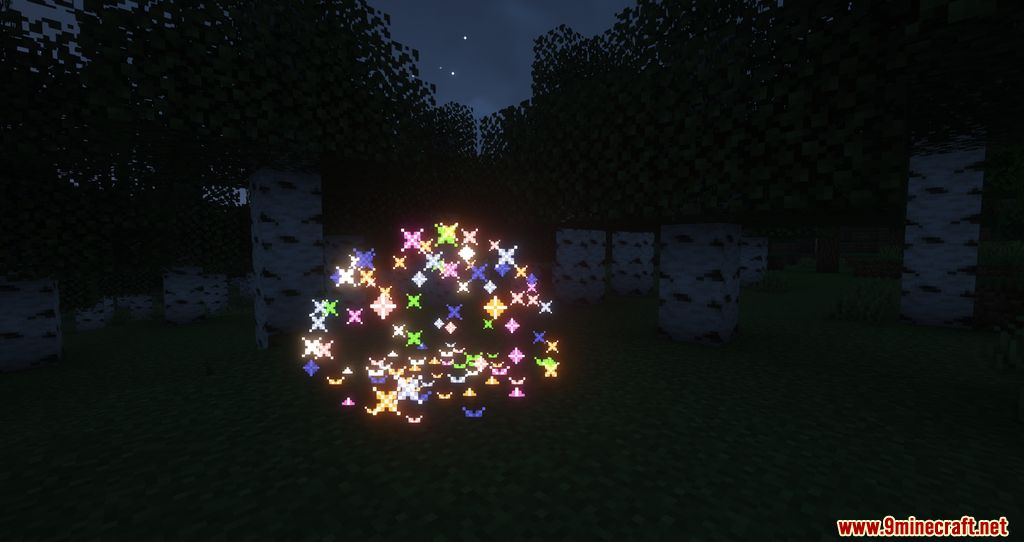 Creeper Firework Mod (1.20.4, 1.19.4) - Firework, Beautiful Effects 2