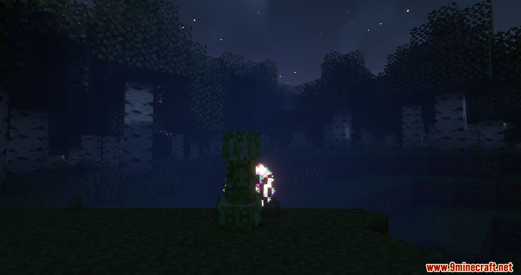 Creeper Firework Mod (1.20.4, 1.19.4) - Firework, Beautiful Effects 3