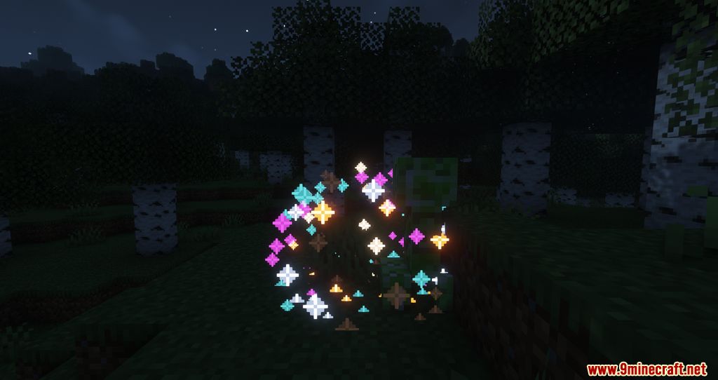 Creeper Firework Mod (1.20.4, 1.19.4) - Firework, Beautiful Effects 4