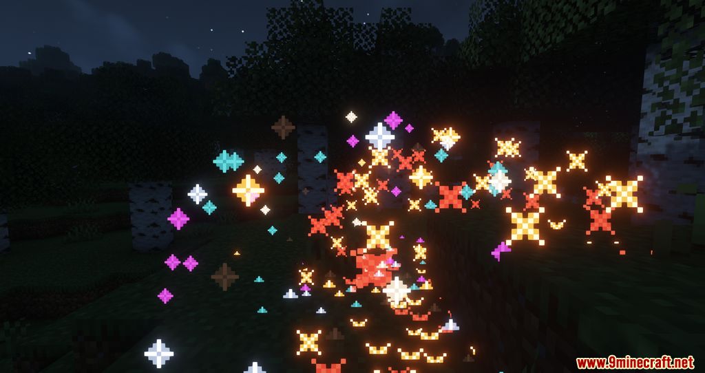 Creeper Firework Mod (1.20.4, 1.19.4) - Firework, Beautiful Effects 5