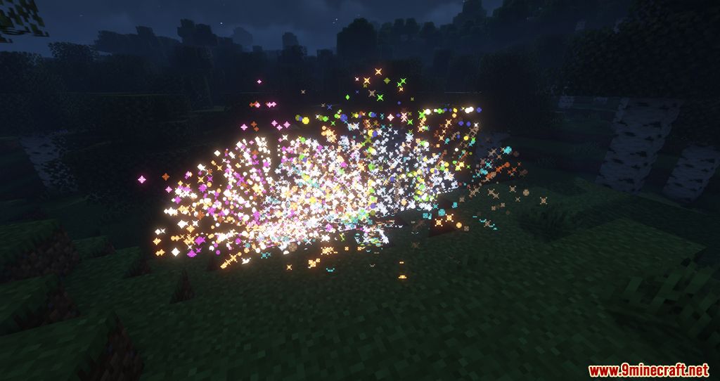 Creeper Firework Mod (1.20.4, 1.19.4) - Firework, Beautiful Effects 10