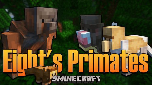 Eight’s Primates Mod (1.18.1, 1.17.1) – Animal Entities Thumbnail