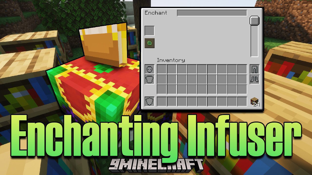 Enchanting Infuser Mod (1.20.1, 1.19.4) - New Blocks for Enchanting Tools 1