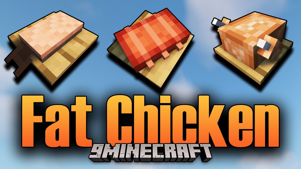 Fat Chicken Mod (1.19.2, 1.18.2) - Christmas Chicken 1