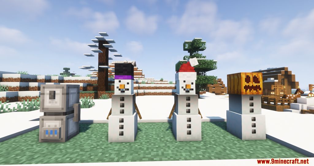 Frosted Friend Mod (1.20.1, 1.19.2) - Building A Snowman 2