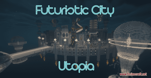 Futuristic City Utopia Map (1.21.1, 1.20.1) – A Futuristic City Creation Thumbnail