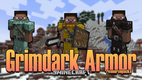 Grimdark Armor Resource Pack (1.20.6, 1.20.1) – Texture Pack Thumbnail