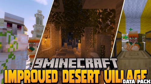 Improved Desert Village Data Pack (1.19.3, 1.18.2) – Village Overhaul Thumbnail