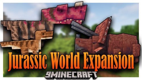 Jurassic World Expansion Mod 1.16.5 (Ancient Creatures, Dinosaurs) Thumbnail